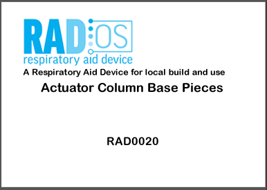 Actuator Column Base Pieces