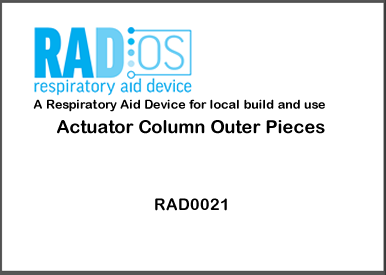 Actuator Column Outer Piece