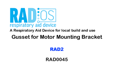 RAD2 Gusset for Motor Mounting Bracket