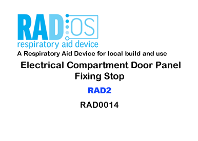 RAD2 Electrical Compartment Door Panel Fixing Stop