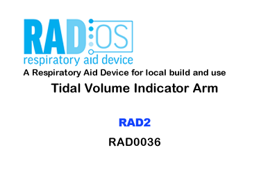 RAD2 Tidal Volume Indicator Arm